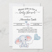 Baby olifant Baby shower