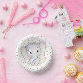 Baby olifant Baby shower Papieren Kommen (Feest)