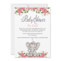 Baby Olifant Baby Shower per Post