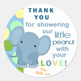 Baby Olifant Baby shower Sticker