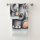 Baby Olifant Bad Handdoek (Insitu)