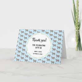 Baby Olifant Bedankkaart