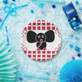 Baby olifant Birthday Party Papieren Bordje (Feest)