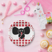 Baby olifant Birthday Party Papieren Bordje (Feest)