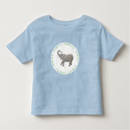 Baby Olifant Blauw  Gast van Eer Kinder Shirts