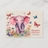 Baby Olifant Boeken voor Baby Informatiekaartje (Achterkant)