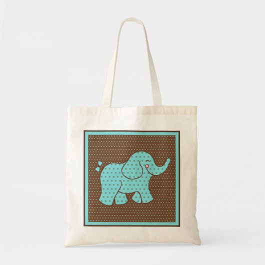 Baby Olifant Boodschappentas Tote Bag (Voorkant)
