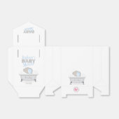 Baby Olifant Bubble Bath Boy Baby shower Bedankdoosjes (Uitgevouwen)
