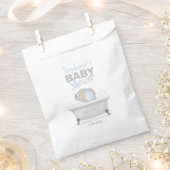 Baby Olifant Bubble Bath Boy Baby shower Bedankzakje (Geknipt)