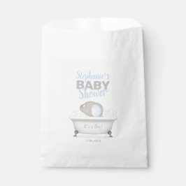 Baby Olifant Bubble Bath Boy Baby shower Bedankzakje