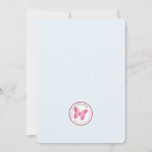 Baby Olifant Bubble Bath Boy Baby shower Kaart (Achterkant)