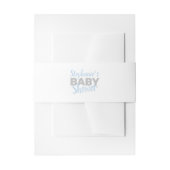 Baby Olifant Bubble Bath Boy Baby shower Uitnodigingen Wikkel (Voorkant Voorbeeld)