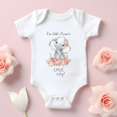Baby Olifant Custom Age Verjaardagsmeisje Romper