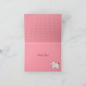 Baby Olifant Dank u kaart (Binnen)