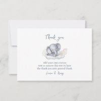 Baby olifant dank u kaarten