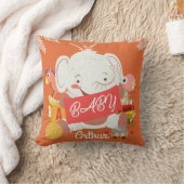 Baby Olifant Decoratiekussen Kussen (Deken)
