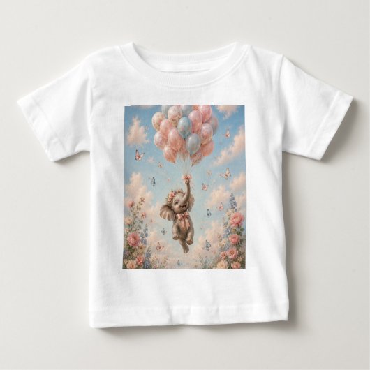 Baby Olifant Drijvende Ballonnen (Voorkant)