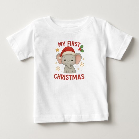 Baby Olifant Eerste Kerstmis (Voorkant)