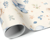 Baby olifant en baby cadeau cadeaupapier (Rol Hoek)