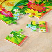baby olifant en vogel legpuzzel (Zijkant)