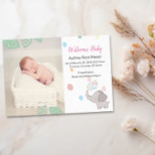 Baby Olifant Geboorte Aankondiging
