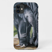 Baby Olifant Grijs Schattige Case-Mate iPhone Case (Achterkant)