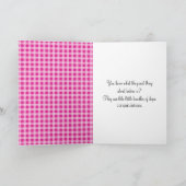 Baby olifant in bloemen, pasgeboren kaart (Binnen)