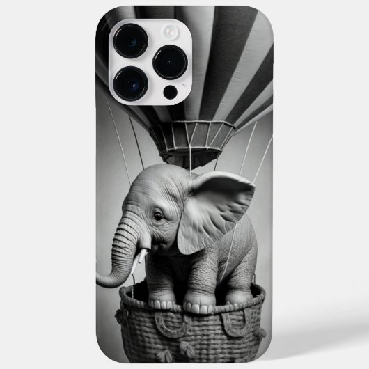 Baby olifant in een luchtballon Case-Mate iPhone case (Achterkant)