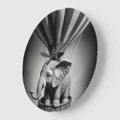 Baby olifant in een luchtballon grote klok (Hoek)