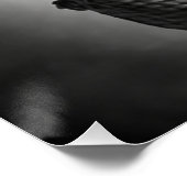 Baby olifant in een luchtballon perfect poster (Hoek)