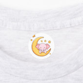 Baby olifant in slaap labels (Aangebracht)