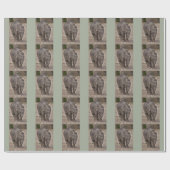 Baby Olifant Inpakpapier (Vlak)