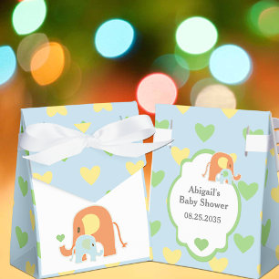 Baby Olifant Jongens Baby Shower Favor Doos Bedankdoosjes