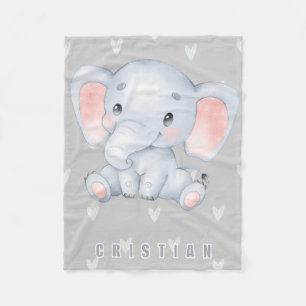 Baby Olifant Kleuterschool Leuke Decoratie Fleece Deken