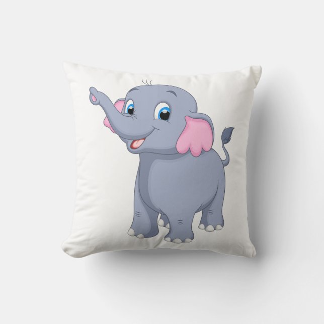 Baby olifant kussen (Voorkant)