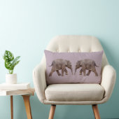 Baby Olifant Kussen (Stoffig Roze) (Stoel)