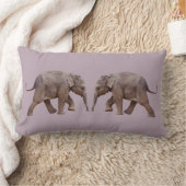 Baby Olifant Kussen (Stoffig Roze) (Deken)