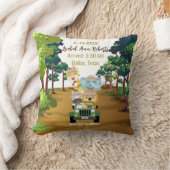 Baby Olifant Leeuw Jungle Zebra Giraffe Safari Kussen (Deken)