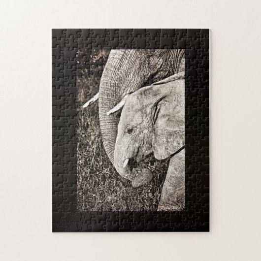 Baby olifant legpuzzel (Verticaal)