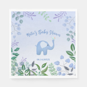 Baby Olifant Lied Vogel Baby Shower Servet