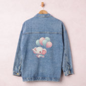 baby olifant met ballonnen denim jacket (Hangar)