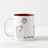 Baby olifant met ballonvaardige mok (Links)