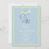 Baby olifant met dwars- en dove Kaart (Voorkant)