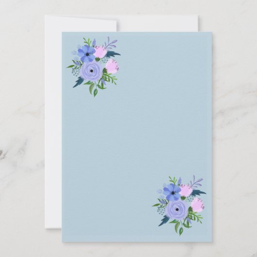 Baby olifant met dwars- en dove Kaart (Achterkant)