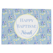 Baby olifant met kruising Happy Baptisme Groot Cadeauzakje (Achterkant)