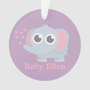 Baby Olifant met Liefde Meisjes Slaapkamer Decorat Ornament