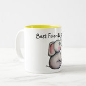 Baby olifant met Mok van bijenvrienden (Voorkant links)