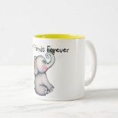 Baby olifant met Mok van bijenvrienden (Voorkant rechts)