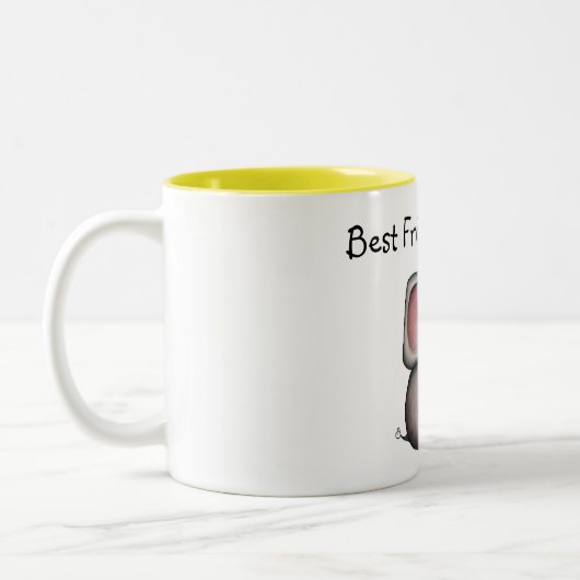 Baby olifant met Mok van bijenvrienden (Links)