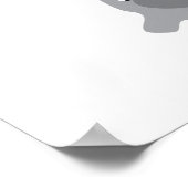 Baby olifant met Poster van ballonnen (Hoek)